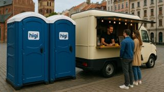 Туалетные кабины для фудтраков, и уличной торговли фото